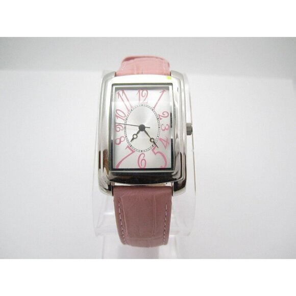 Women WIlson Leather Quartz WR Analog 28mm Dial Causal Watch (G377) - Picture 7 of 10